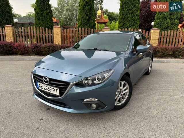 Синий Мазда 3, объемом двигателя 2 л и пробегом 97 тыс. км за 9500 $, фото 1 на Automoto.ua