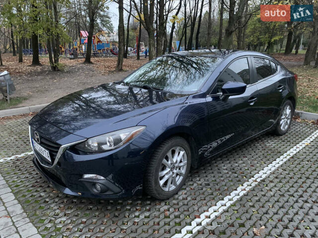Синий Мазда 3, объемом двигателя 2 л и пробегом 116 тыс. км за 11750 $, фото 1 на Automoto.ua