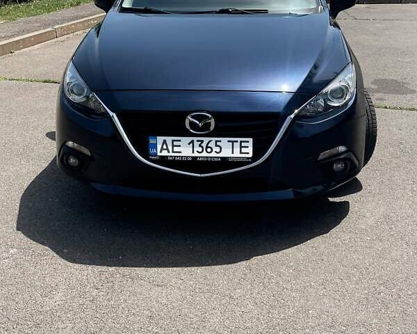 Синий Мазда 3, объемом двигателя 2 л и пробегом 124 тыс. км за 9000 $, фото 1 на Automoto.ua