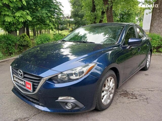 Синий Мазда 3, объемом двигателя 2 л и пробегом 95 тыс. км за 12790 $, фото 1 на Automoto.ua