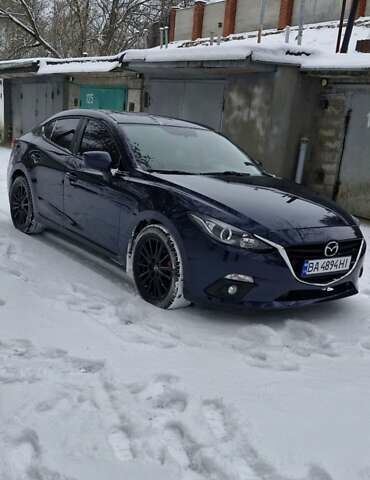 Синий Мазда 3, объемом двигателя 1.9 л и пробегом 160 тыс. км за 11150 $, фото 1 на Automoto.ua
