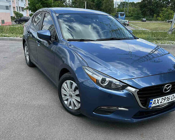 Синій Мазда 3, об'ємом двигуна 2 л та пробігом 58 тис. км за 12500 $, фото 1 на Automoto.ua