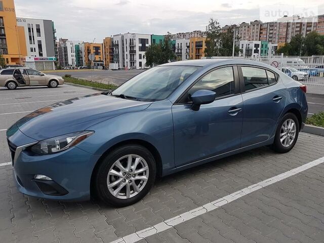 Синий Мазда 3, объемом двигателя 2 л и пробегом 96 тыс. км за 13600 $, фото 1 на Automoto.ua