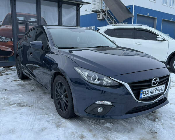 Синий Мазда 3, объемом двигателя 2 л и пробегом 160 тыс. км за 11500 $, фото 1 на Automoto.ua
