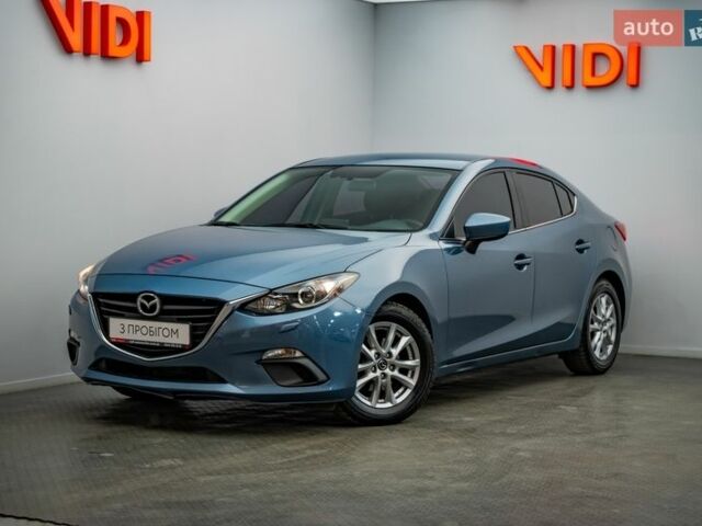 Синий Мазда 3, объемом двигателя 2 л и пробегом 151 тыс. км за 11060 $, фото 1 на Automoto.ua