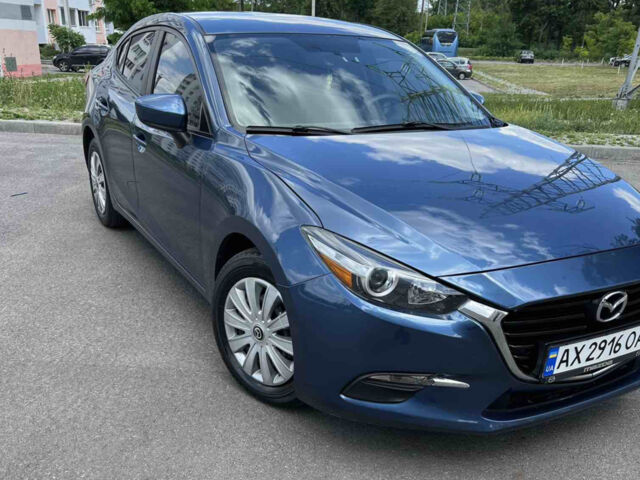 Синий Мазда 3, объемом двигателя 2 л и пробегом 89 тыс. км за 11500 $, фото 1 на Automoto.ua