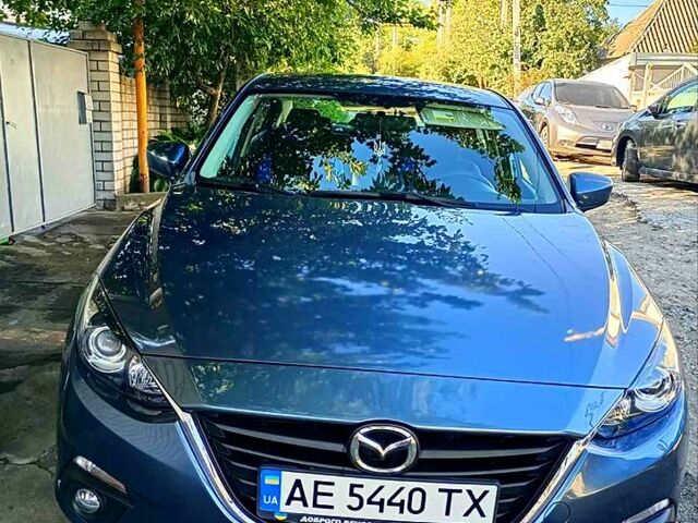 Синий Мазда 3, объемом двигателя 2 л и пробегом 183 тыс. км за 11500 $, фото 1 на Automoto.ua