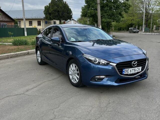 Синий Мазда 3, объемом двигателя 2 л и пробегом 124 тыс. км за 13500 $, фото 1 на Automoto.ua