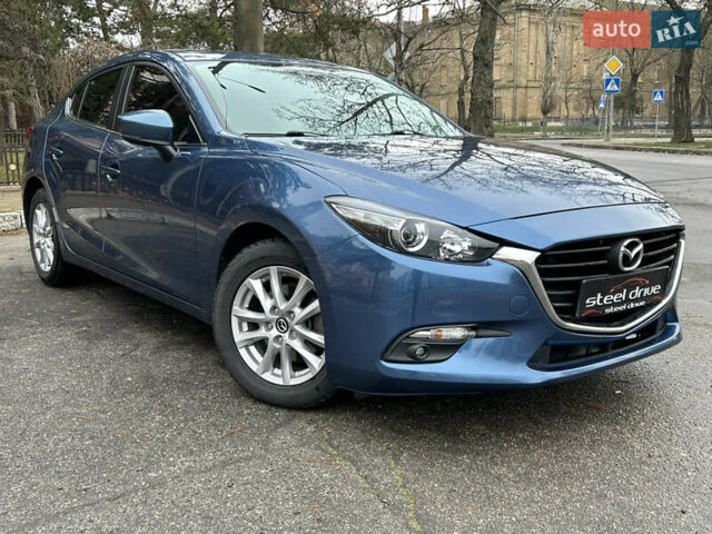 Синий Мазда 3, объемом двигателя 2 л и пробегом 124 тыс. км за 14299 $, фото 1 на Automoto.ua