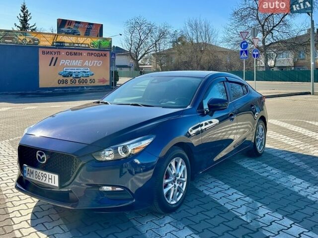 Синий Мазда 3, объемом двигателя 2 л и пробегом 93 тыс. км за 12700 $, фото 1 на Automoto.ua