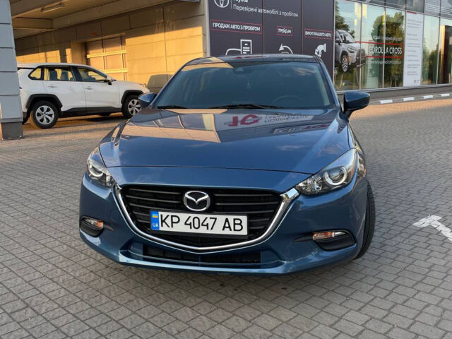 Синий Мазда 3, объемом двигателя 2 л и пробегом 65 тыс. км за 12500 $, фото 1 на Automoto.ua