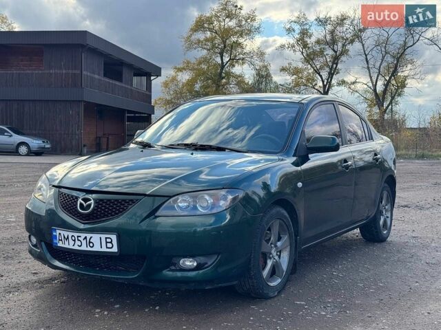 Зеленый Мазда 3, объемом двигателя 1.6 л и пробегом 278 тыс. км за 2850 $, фото 1 на Automoto.ua