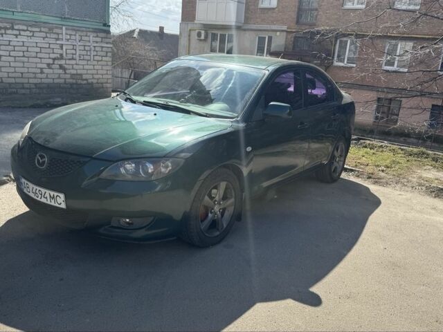 Зеленый Мазда 3, объемом двигателя 1.6 л и пробегом 250 тыс. км за 4000 $, фото 1 на Automoto.ua