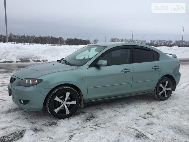 Зелений Мазда 3, об'ємом двигуна 1.6 л та пробігом 160 тис. км за 6150 $, фото 1 на Automoto.ua