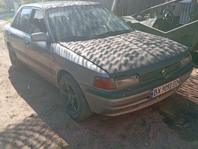 Сірий Мазда 323, об'ємом двигуна 1.3 л та пробігом 43 тис. км за 703 $, фото 1 на Automoto.ua