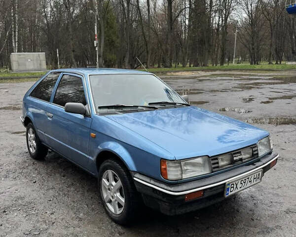 Синий Мазда 323, объемом двигателя 1.32 л и пробегом 246 тыс. км за 850 $, фото 1 на Automoto.ua