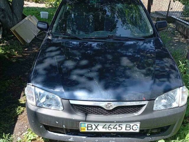 Синий Мазда 323, объемом двигателя 1.6 л и пробегом 300 тыс. км за 800 $, фото 1 на Automoto.ua