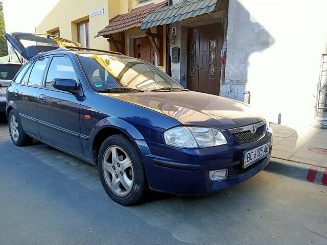 Синий Мазда 323, объемом двигателя 1.5 л и пробегом 130 тыс. км за 4500 $, фото 1 на Automoto.ua