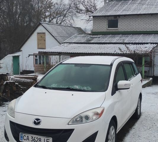 Белый Мазда 5, объемом двигателя 2.5 л и пробегом 280 тыс. км за 9250 $, фото 1 на Automoto.ua