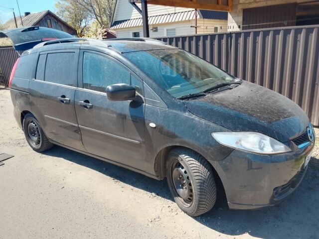 Черный Мазда 5, объемом двигателя 2 л и пробегом 356 тыс. км за 3500 $, фото 1 на Automoto.ua
