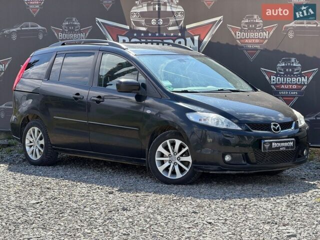 Черный Мазда 5, объемом двигателя 2 л и пробегом 289 тыс. км за 4290 $, фото 1 на Automoto.ua