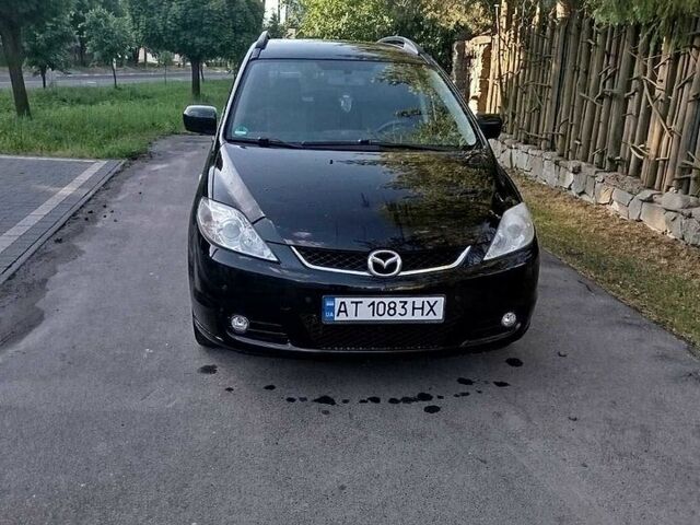 Черный Мазда 5, объемом двигателя 1.8 л и пробегом 313 тыс. км за 5350 $, фото 1 на Automoto.ua