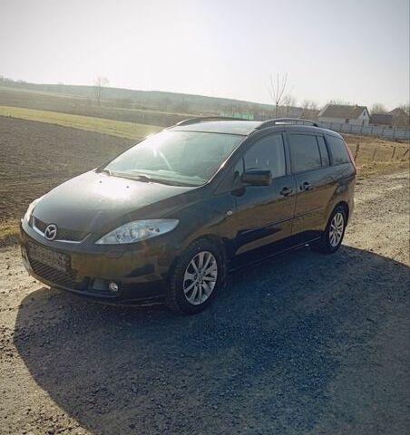 Черный Мазда 5, объемом двигателя 1.99 л и пробегом 280 тыс. км за 4400 $, фото 1 на Automoto.ua