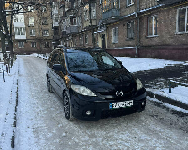 Черный Мазда 5, объемом двигателя 2 л и пробегом 220 тыс. км за 5500 $, фото 1 на Automoto.ua