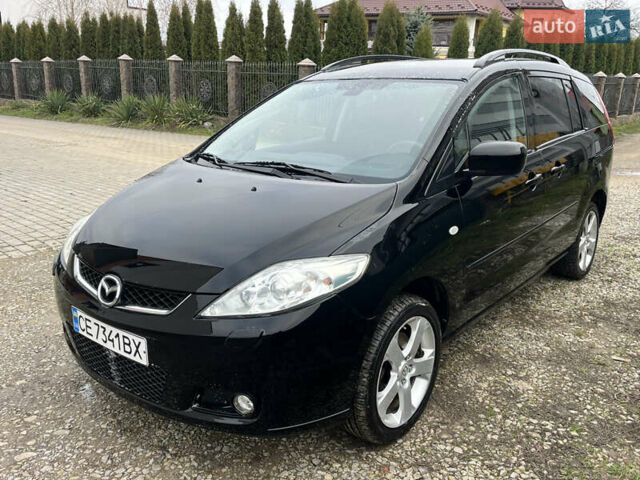 Черный Мазда 5, объемом двигателя 2 л и пробегом 224 тыс. км за 4900 $, фото 1 на Automoto.ua