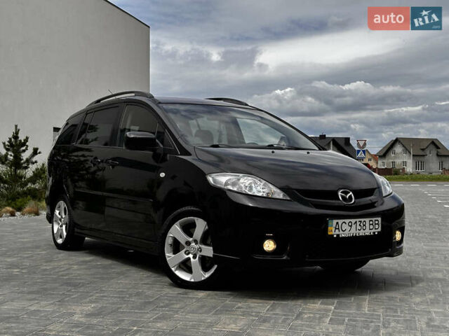 Чорний Мазда 5, об'ємом двигуна 2 л та пробігом 220 тис. км за 5350 $, фото 1 на Automoto.ua
