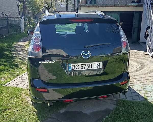 Черный Мазда 5, объемом двигателя 2 л и пробегом 197 тыс. км за 5000 $, фото 1 на Automoto.ua