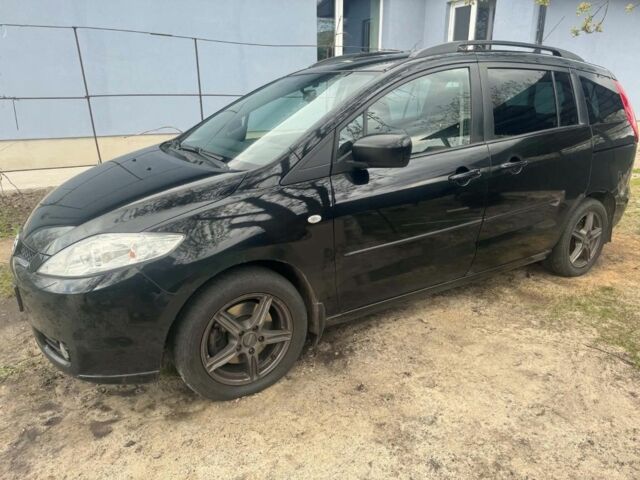 Черный Мазда 5, объемом двигателя 1.8 л и пробегом 280 тыс. км за 5300 $, фото 1 на Automoto.ua