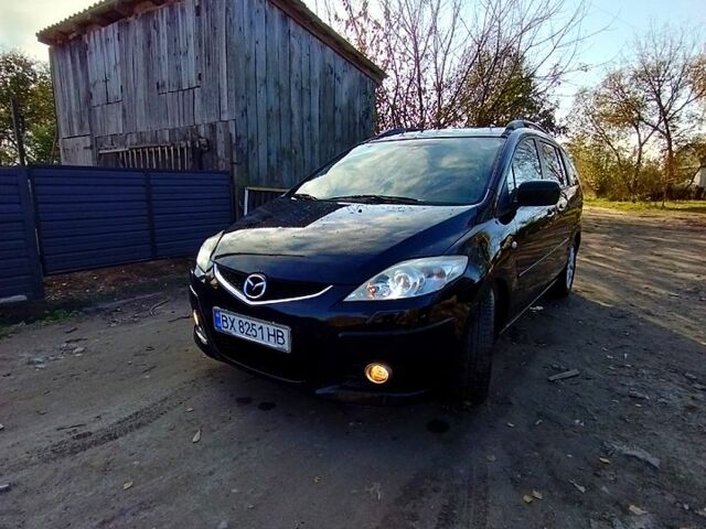 Черный Мазда 5, объемом двигателя 2 л и пробегом 196 тыс. км за 7500 $, фото 1 на Automoto.ua