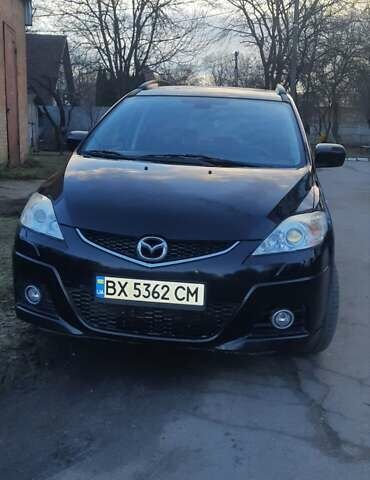 Черный Мазда 5, объемом двигателя 2 л и пробегом 230 тыс. км за 6200 $, фото 1 на Automoto.ua