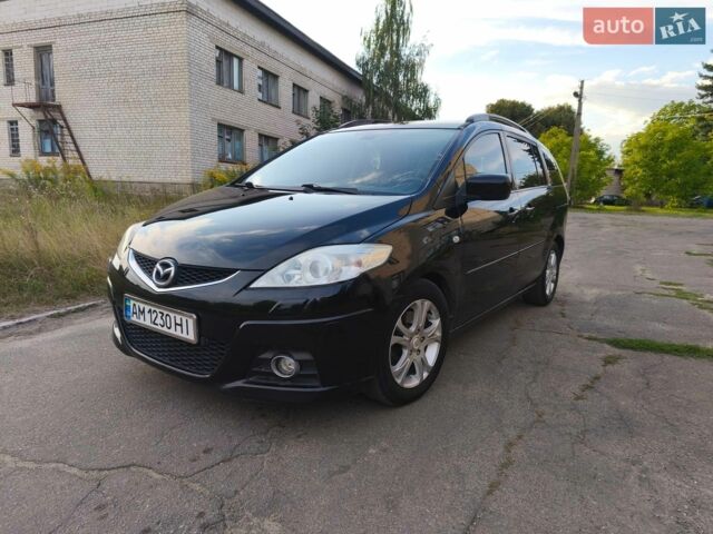Черный Мазда 5, объемом двигателя 2 л и пробегом 280 тыс. км за 4999 $, фото 1 на Automoto.ua