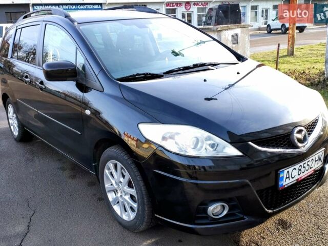 Черный Мазда 5, объемом двигателя 2 л и пробегом 274 тыс. км за 8200 $, фото 1 на Automoto.ua