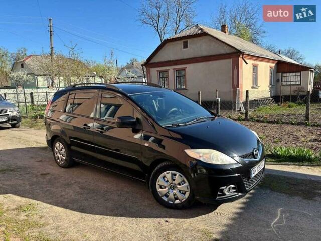 Черный Мазда 5, объемом двигателя 2 л и пробегом 285 тыс. км за 6800 $, фото 1 на Automoto.ua