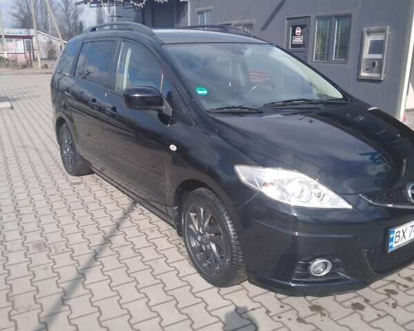 Черный Мазда 5, объемом двигателя 2 л и пробегом 212 тыс. км за 7500 $, фото 1 на Automoto.ua
