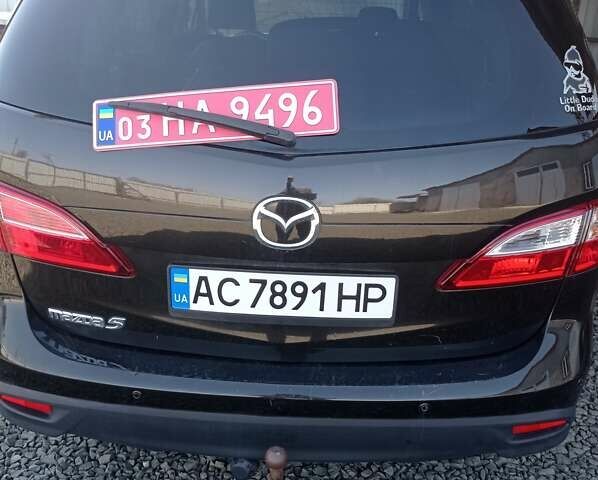 Черный Мазда 5, объемом двигателя 1.6 л и пробегом 208 тыс. км за 7555 $, фото 1 на Automoto.ua