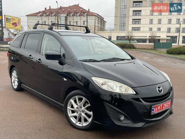Черный Мазда 5, объемом двигателя 2 л и пробегом 210 тыс. км за 8100 $, фото 1 на Automoto.ua