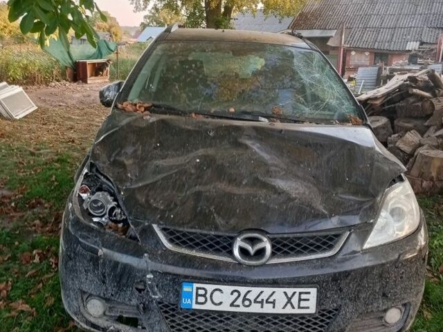 Черный Мазда 5, объемом двигателя 2 л и пробегом 384 тыс. км за 1807 $, фото 1 на Automoto.ua