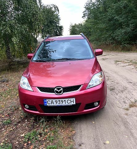 Красный Мазда 5, объемом двигателя 1.8 л и пробегом 250 тыс. км за 5500 $, фото 1 на Automoto.ua