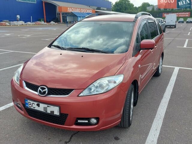 Красный Мазда 5, объемом двигателя 1.8 л и пробегом 259 тыс. км за 3900 $, фото 1 на Automoto.ua