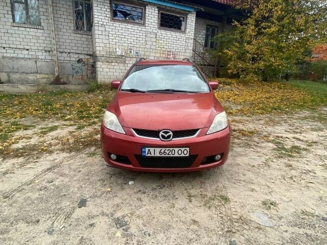 Красный Мазда 5, объемом двигателя 2 л и пробегом 358 тыс. км за 4500 $, фото 1 на Automoto.ua