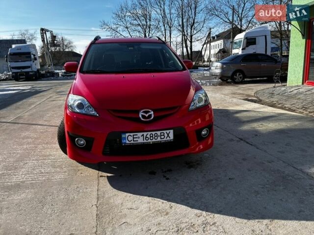 Красный Мазда 5, объемом двигателя 2 л и пробегом 166 тыс. км за 7400 $, фото 1 на Automoto.ua