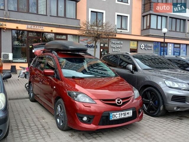 Красный Мазда 5, объемом двигателя 2 л и пробегом 252 тыс. км за 6999 $, фото 1 на Automoto.ua