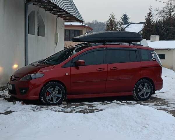 Красный Мазда 5, объемом двигателя 2 л и пробегом 252 тыс. км за 6999 $, фото 1 на Automoto.ua