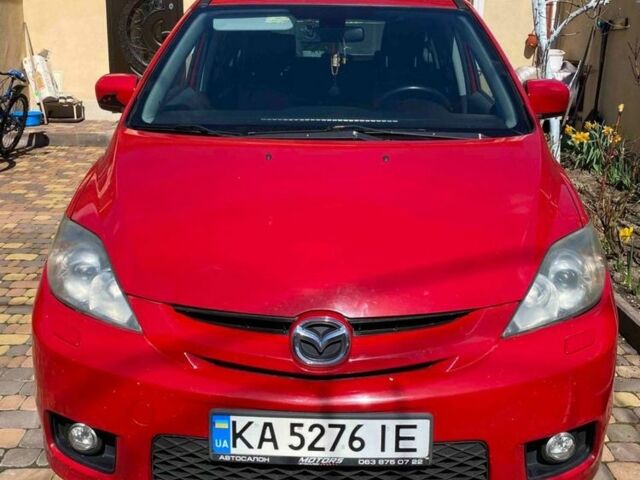 Красный Мазда 5, объемом двигателя 2 л и пробегом 205 тыс. км за 4000 $, фото 1 на Automoto.ua