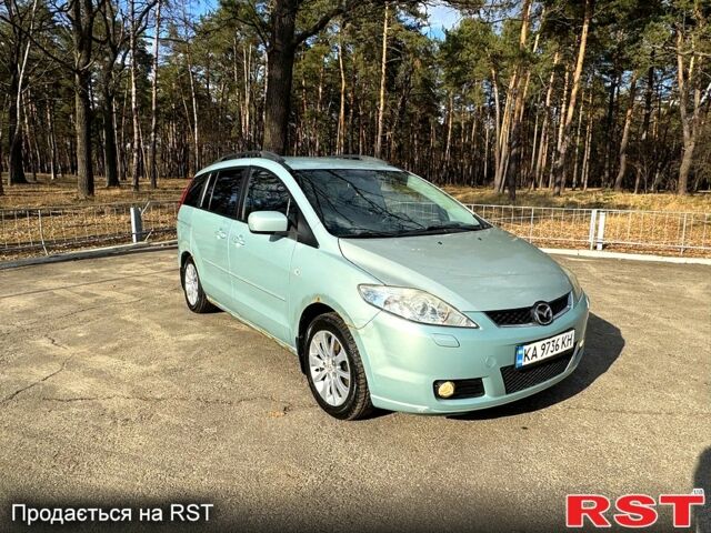Серый Мазда 5, объемом двигателя 2 л и пробегом 218 тыс. км за 4400 $, фото 1 на Automoto.ua