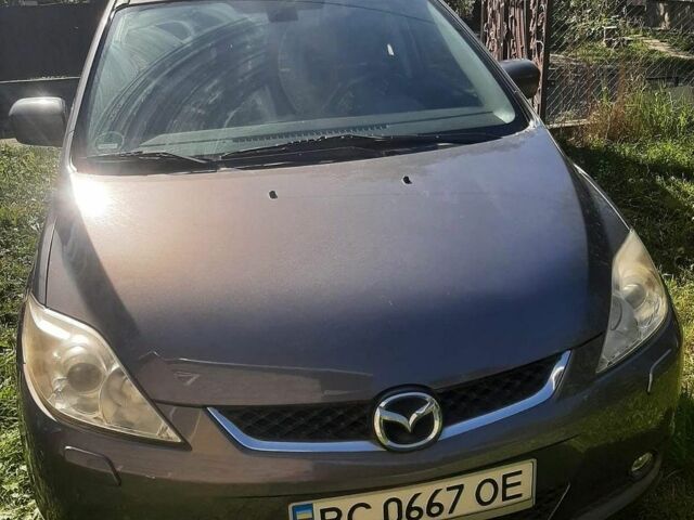 Серый Мазда 5, объемом двигателя 2 л и пробегом 223 тыс. км за 5200 $, фото 1 на Automoto.ua